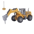 thumbnail image 1 of Excavadora RC, simulación a escala 1/30, alta velocidad, 4 canales, vehículo de construcción, juguete para niños, 1 of 9