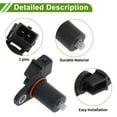 thumbnail image 3 of Unique Bargains No.13627839138 Crankshaft Position Sensor for BMW 540I 1997-2003 Sturdy Black Engine Crank CKP Sensor Metal Plastic 1 Pc, 3 of 6