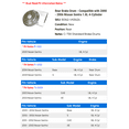 thumbnail image 2 of Rear Brake Drum - Compatible with 2000 - 2006 Nissan Sentra 1.8L 4-Cylinder 2001 2002 2003 2004 2005, 2 of 2