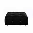 thumbnail image 4 of Sdorens Modular Sectional Sofa,L-Shaped Sofa Velvet Couch Free Combination Sofa,Ottoman for Living Room and Apartment,Black, 4 of 6
