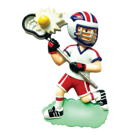 Boy Lacrosse Ornament