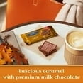 thumbnail image 2 of GHIRARDELLI Milk Chocolate Candy 2 SQUARES with Caramel Filling, 1.06 oz Bar pack of 6, 2 of 5