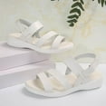 thumbnail image 6 of LUOGENLI Female Sandals for Women 2024 Ladies Casual Sandals Solid Color Comfortable Sandals Womens Sandals Wide Width for Bunions Platform Sandals Women Comfortable Size 5 42, 6 of 8