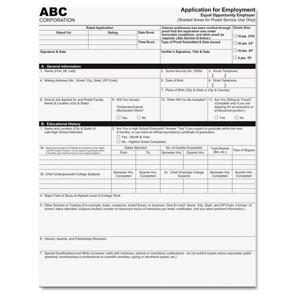 PM Company 59103 Papier Numérique Sans Carbone, 8-1/2 x 11, une Pièce, Blanc, 2500 Feuilles/carton