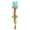 Cyan, variant on Dog Chew Toy, Squeaky Plush Rope Lizard Toy, Teal 1 Pack for Medium Small Large Dogs, Interactive Tug Play Bite Resistant Puppy Teething Toy for Indoor Outdoor Pet Entertainment