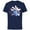 Navy, variant on Disney Lilo & Stitch Hoppy Easter Bunny and Butterflies - Short Sleeve Cotton T-Shirt for Adults - Customized-Royal Heather