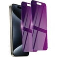 thumbnail image 2 of UYGDUY-2 Pack Privacy Screen Protector for iPhone 15 Pro Tempered Glass 6.1inch Private Saver Anti-Spy Eye Protection Anti-Scratch Full Coverage, 2 of 4