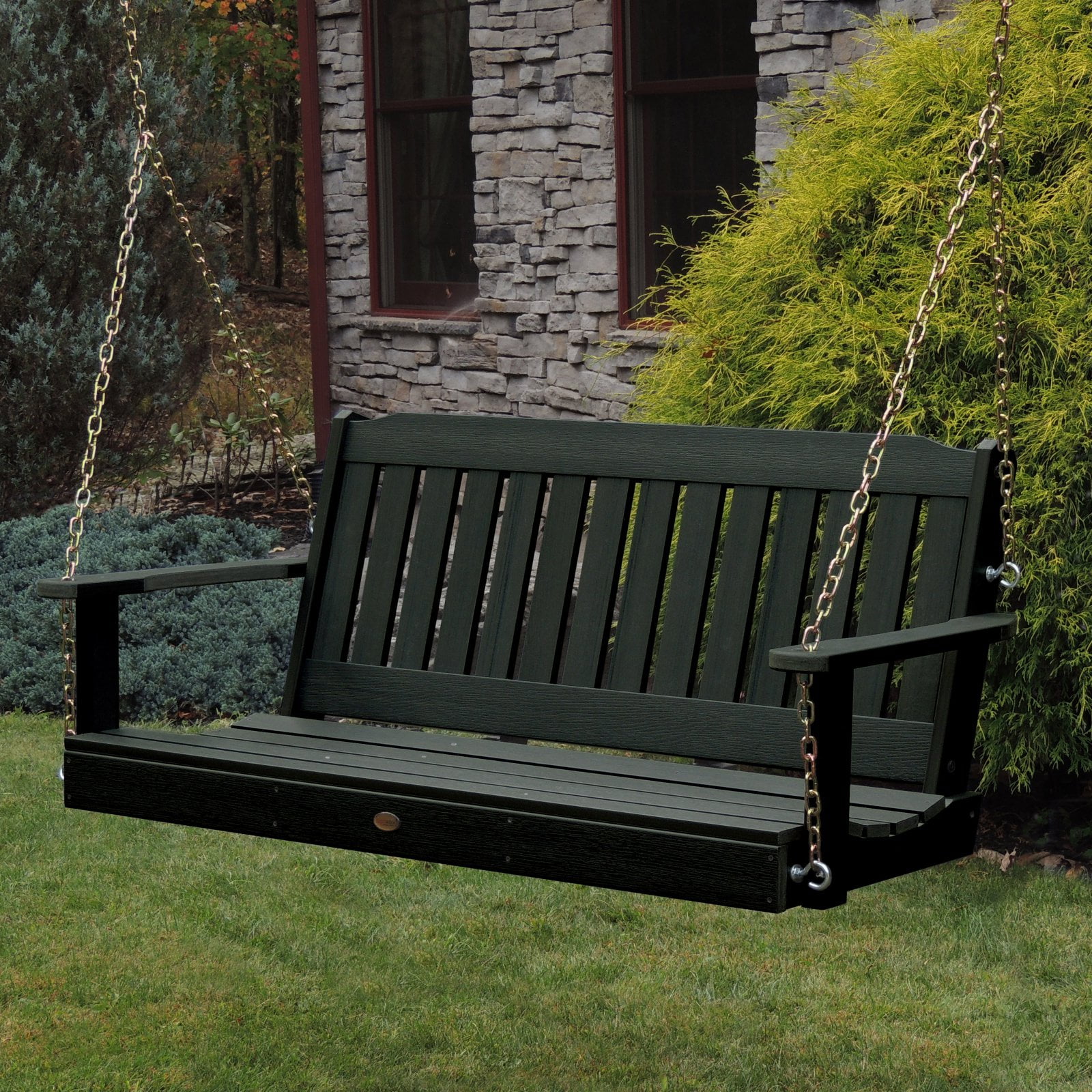 highwood Lehigh Recycled Plastic Porch Swing by Highwood-USA
