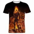 thumbnail image 2 of Ghost Rider camiseta Für Männer Sommer Marvel 3D Druck Lässige damen camisetas Kurzarm Harajuku Junge Mädchen Kinder t Tops xuanjing unisex, 2 of 2