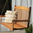 thumbnail image 5 of Jack-Post 2 Person Hardwood Porch Swing with Chains in Stained Finish, 5 of 5