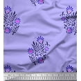 thumbnail image 1 of Soimoi Rayon Fabric Leaves & Floral Block Decor Fabric Printed Yard 56 Inch Wide, 1 of 3