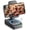 Black, variant on Adjustable Cell Phone Stand with Wireless Induction Bluetooth Speaker, HD Surround Sound, Color-Changing LED Light, and Non-Slip Phone Holder – Perfect for Yoga and Kitchen, a Great Gift for Everyone