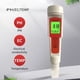 thumbnail image 4 of Medidor de pH, medidor de temperatura digital 4 en 1 PH EC TDS para hidroponía de agua, probador de agua y pH DWC impermeable con retroiluminación para cultivo de nutrientes, jardín interior, 4 of 5