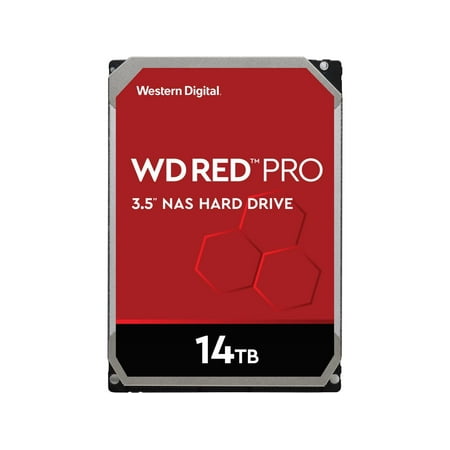 Red Pro WD141KFGX 14TB Hard Drive - 3.5" Internal - SATA (SATA/600) - Desktop PC Device Supported - 7200rpm - 512MB Buffer