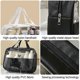 thumbnail image 3 of Transparent PVC Cosmetic Bag with Seams, PU Bath Bag, Waterproof, Large Capacity, Set, 3 of 5