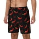 thumbnail image 1 of Balery Red Hot Chili Bañador para hombre, shorts de playa de secado rápido con entrepierna y forro de compresión-Large, 1 of 6