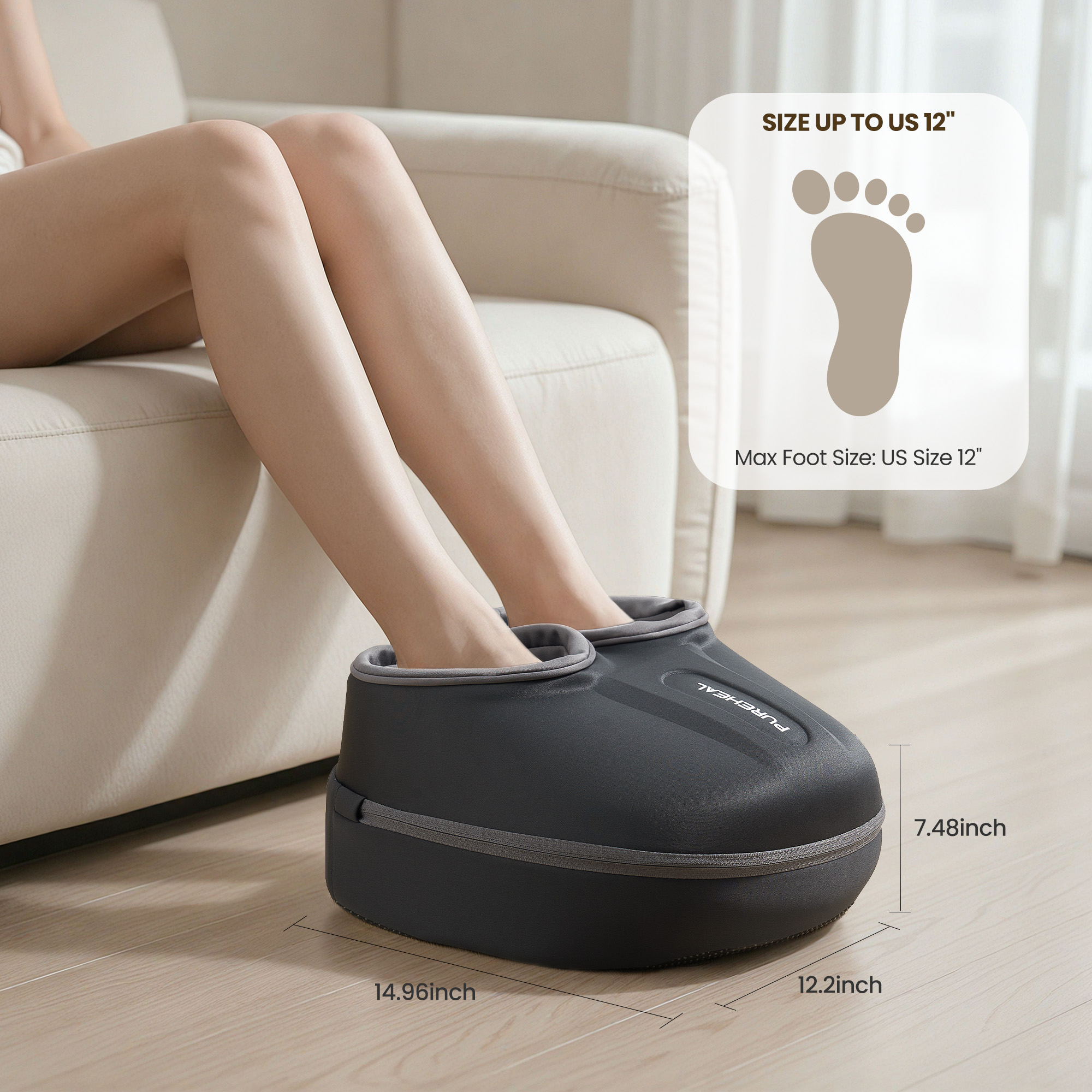 Pureheal Shiatsu Foot Massager with Heat photo 4
