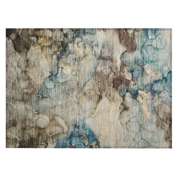 Dalyn Rugs Machine Washable Indoor/Outdoor Chantille ACN2018 Brown 1'8" x 2'6" Rug