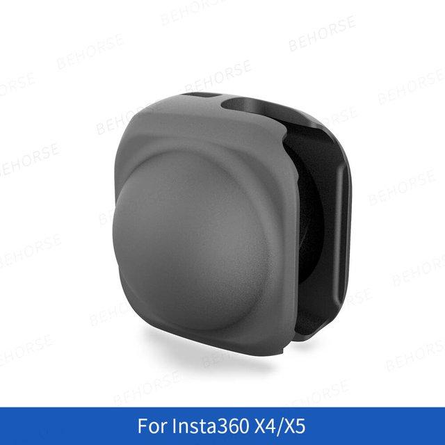 Capuchon d'Objectif pour Insta360 X4 Base en Silicone Support de Couvercle d'Objectif Base de Protection de Bureau pour Accessoires de Caméra Sportive Insta360 X5 Capuchon d'Objectif