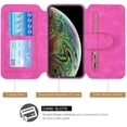 thumbnail image 2 of Clutch Wallet Detachable Case and Glass Screen Protector for iPhone 14 Pro - Hot Pink, 2 of 8