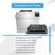 thumbnail image 2 of Cartucho De Tóner Negro Cf281A 81A: Paquete De 2 Repuestos Compatibles Para Cartucho De Tóner Hp 81A Cf281A 81X Cf281X Para Impresora Hp Laserjet Enterprise Mfp M604 M605 M630H M630Dn M630F M630Z M606, 2 of 5