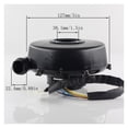 thumbnail image 2 of 13075 DC12/24V Negative Pressure Centrifugal Fan, Smashing Vibration Vest, Air Bed,smoking Equipment Blower ,Long-Lasting Performance, 2 of 6