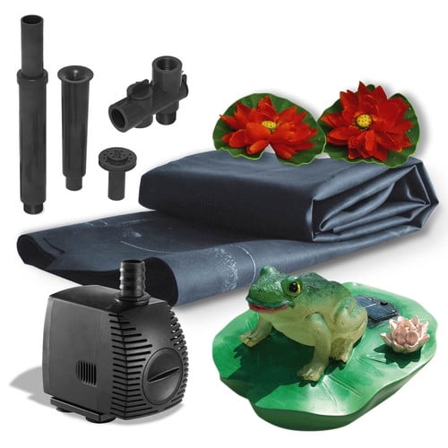 Algreen 300 Gallon Pond Kit with Solar Lighting by Algreen