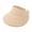 beige, variant on Solid Color Ice Silk Open-Top Sun Hat for Women – Wide Brim UV Protection, Breathable Summer Cap, Lightweight & Foldable for Outdoor Travel, Beach, and Daily Wear