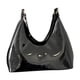 thumbnail image 2 of Bolso de hombro para mujer, de piel sintética, versátil, con cremallera, tipo bandolera. Negro, 2 of 9