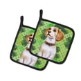 thumbnail image 1 of Carolines Treasures BB9860PTHD Beagle Paire de Porte-Pots St. Patricks, 1 of 4