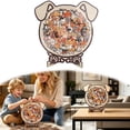 thumbnail image 2 of Unique Animal Shaped Wooden Puzzle With Display Stand For Home And Lovers Mind Teaser Toy, 2 of 7