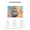 thumbnail image 5 of Goofa Sailing Ship Ocean Sunset Pattern Fleece Throw Blanket for Couch, Soft Checkered Flannel Blanket for Sofa, Warm Cozy Decorative Blanket Fall Decor Gift-60"x50", 5 of 6
