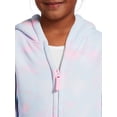 thumbnail image 6 of Wonder Nation Girls Plush Lined Zip Up Hoodie, Sizes 4-18 & Plus, 6 of 6