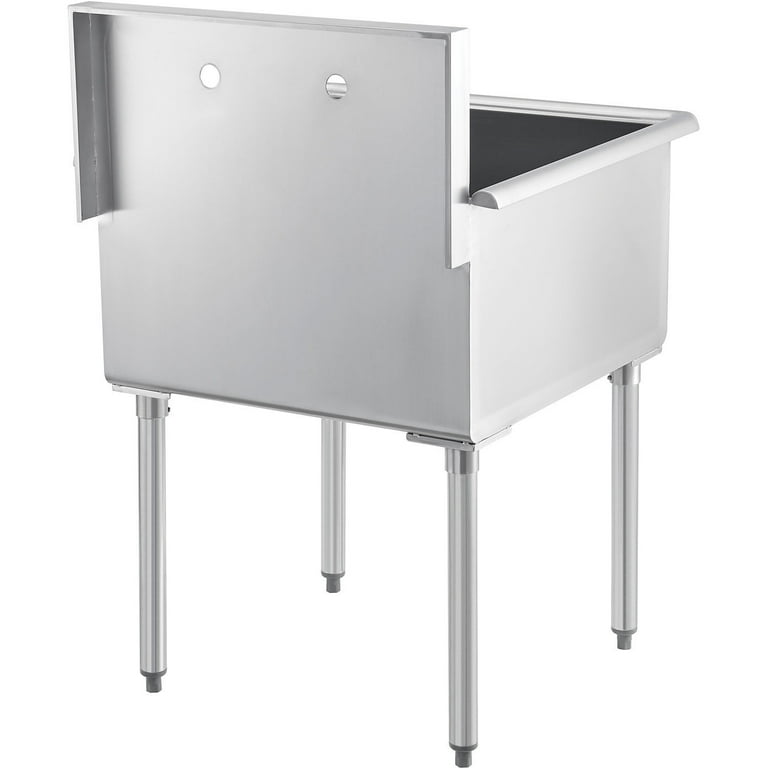 Global Industrial Stainless Steel Utility Sink, 24