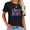 Black, variant on Cheerleading Cheer Team Cheering Women Girls Cheer Make a Statement with Our Women's Graphic Tees - Fashionable Short Sleeve T-shirts with Unique Patterns