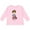 AD-Pink, variant on Inktastic Prince, King, Knight, Sword, Crown, Brown Hair Boys Long Sleeve Toddler T-Shirt
