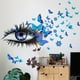 thumbnail image 2 of Naiovety 2 uds pegatina de pared pestañas mariposas póster moderno personalidad DIY papel pintado pegatinas fondo para TV pasillo Decoración del hogar ZSZ1192-B ZSZ1192-B Naiovety HA078941-02, 2 of 6