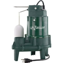 Zoeller 4011225 0.5 HP 6000 GPH Cast Iron Vertical Float Switch Submersible Sewage Pump