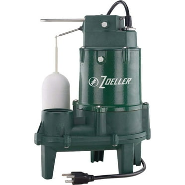 Zoeller 4011225 0.5 HP 6000 GPH Cast Iron Vertical Float Switch Submersible Sewage Pump