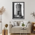thumbnail image 4 of Historic Framed Print, Julien Dubuque Monument (Grave), Mississippi River Vicinity, Julien Dubuque Drive, Dubuque vicinity, Dubuque County, IA, 17-7/8" x 21-7/8", 4 of 9