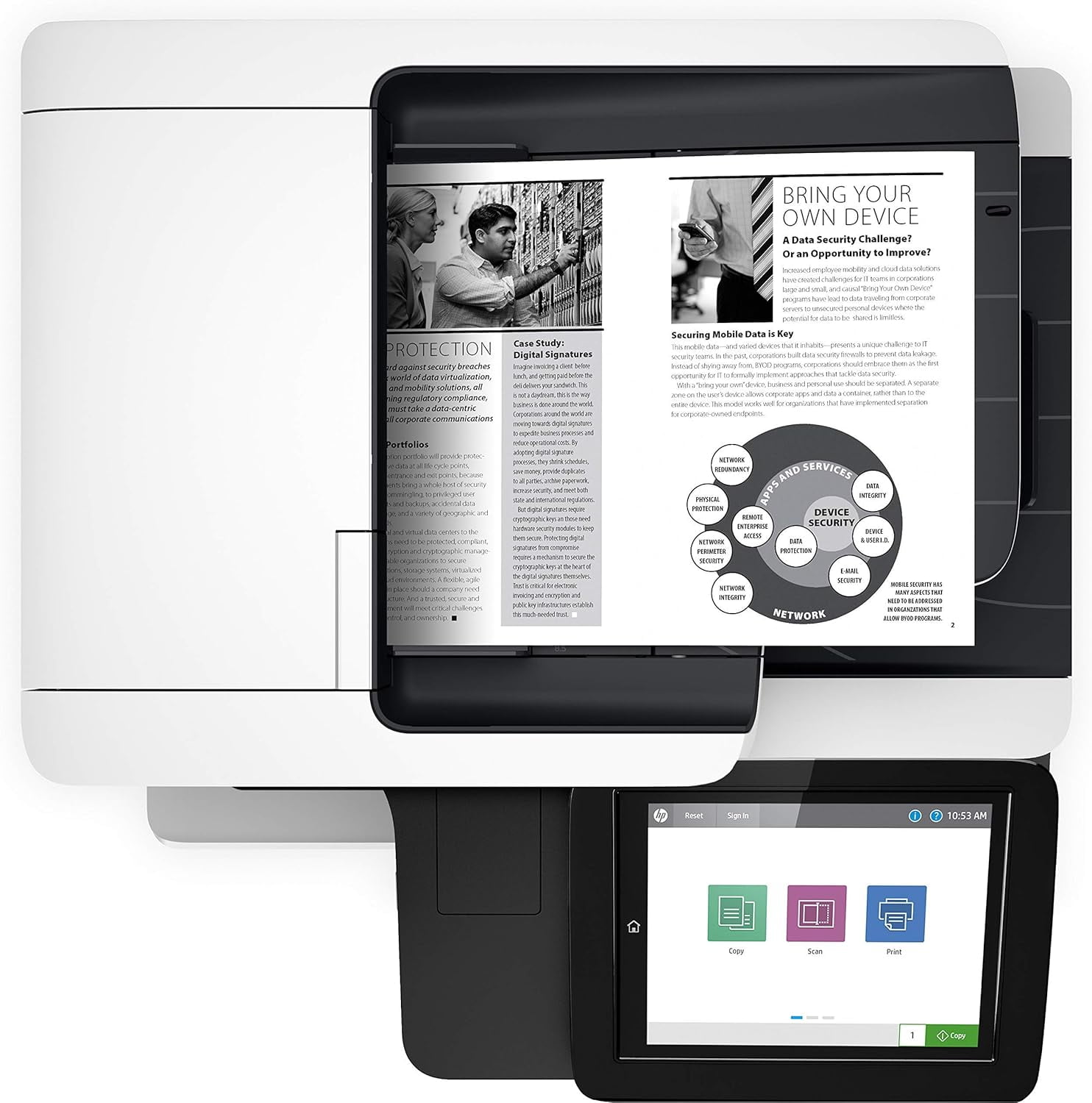 HP LaserJet Managed Flow MFP E52645c Monochrome Printer