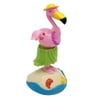 Solar Powered Dancing Skirt Flamingo Figure Bobble Head Toy, Party Ornament, home ration