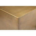 thumbnail image 3 of Pangea Home Spencer Large Metal Side Table in Brushed Brass, 3 of 3