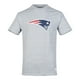 thumbnail image 3 of NFL Playera Aficionado Básica New England Patriots Gris para Hombre, Talla Chica, 3 of 9