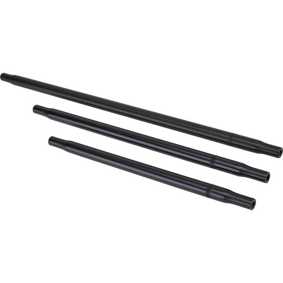 Speedway Motors Stallard Swedged Aluminum Radius Rod 3/4 Inch OD x 16 Inch Length, 3/8-24 LH RH Threaded Ends, 6061-T6 Black Anodized Adjustable Tube