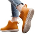thumbnail image 5 of KANG Women's Rain BOOTS Fashionable Low Cut Rubber Boots Non Outdoor Work Shoes All Season Comfortable Casual Wear Lightweight Portable Garden Shoes, 5 of 9