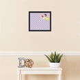 thumbnail image 3 of PinPix 15x13 Custom Cork Bulletin Board Light Purple Clover Poster Board Has a Fabric Style Canvas Finish, Framed in Light Purple Clover, by ArtToFrames (PinPix-539), 3 of 5