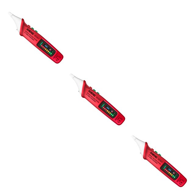 Kenally ANENG 12 V-1000 V pluma eléctrica sin contacto herramientas probador de voltaje Detector suministro hogar profesional reparación rojo Type1 NO1 Kenally CBP318663