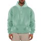 thumbnail image 1 of Sudadera con capucha para hombre, color liso, bolsillos, botones, manga larga, blusa de poliéster, 1 of 5