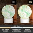 thumbnail image 3 of Daiia Green And Gold Abstract Marble Pattern Acrylic Night Light, LED Touch Light, Bedroom Night Light, Soft Glowing Lamp Perfect Gift for Mother's Day, Birthday, or Christmas, 3 of 9